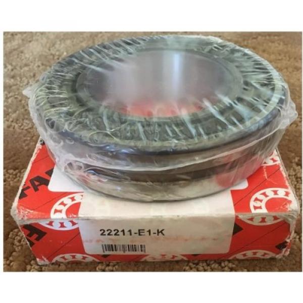FAG 22211E1K Spherical Roller Bearing Tapered Bore, Steel Cage, Normal Clearance #4 image