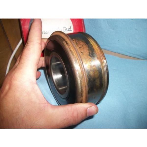 FAG New Single Row sealed Ball Bearing with snap ring.has surface rust. new #2 image