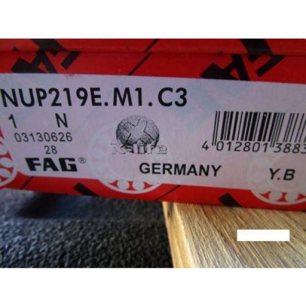 Fag NUP219-E-M1 C3, Cylindrical Roller Bearing(=2 SKF,NSK ,NTN,) #2 image