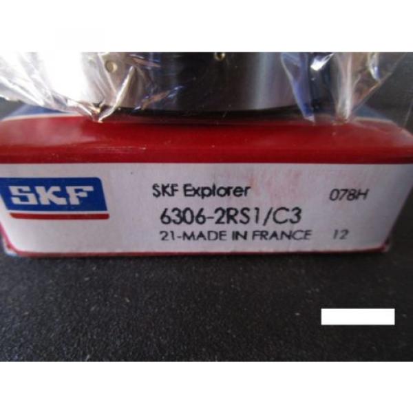 SKF 6306 2RS1 C3, Single Row Bearing VV(=2 NSK,NTN,FAG 2RSR,Timken Fafnir 306PP) #3 image