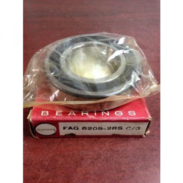 NEW CONSOLIDATED FAG  BEARING 6209-2RS C/3 62092RS C/3 #4 image