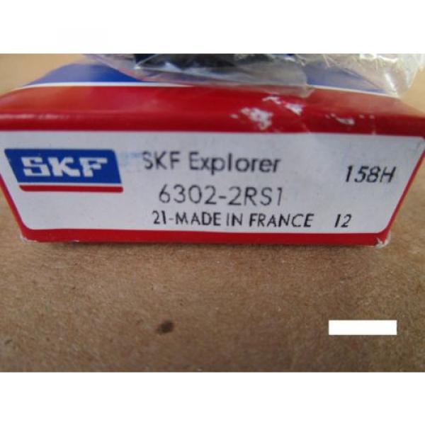SKF 6302 2RS1 Deep Groove Roller Bearing (=2 FAG, SNA, NTN VV, NSK, TIMKEN 302) #2 image