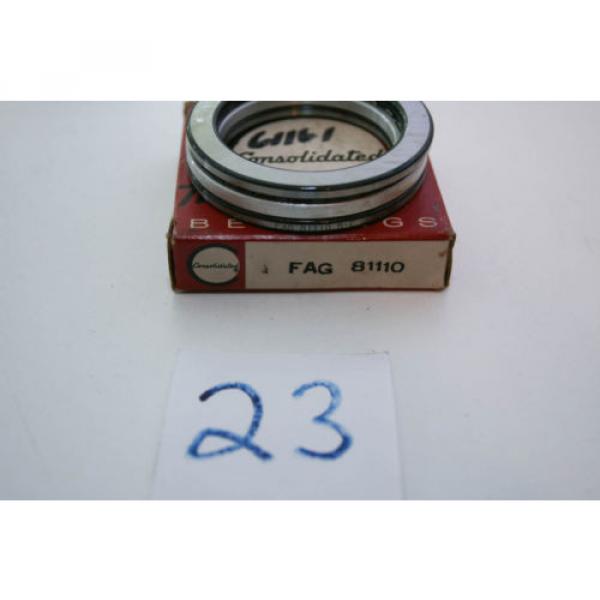&#034;NEW  OLD&#034; Consolidated / FAG  Thrust Ball Bearing 81110 #4 image
