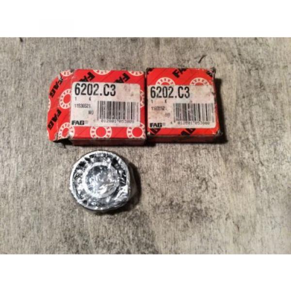 2-FAG-bearing ,#6202.C3 ,FREE SHPPING to lower 48, NEW OTHER! #3 image