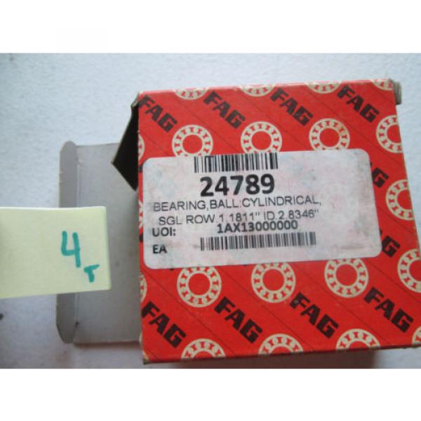 NEW IN BOX FAG CYLINDRICAL ROLLER BEARING S3606.2RSR.C3 SINGLE ROW (163-1) #4 image