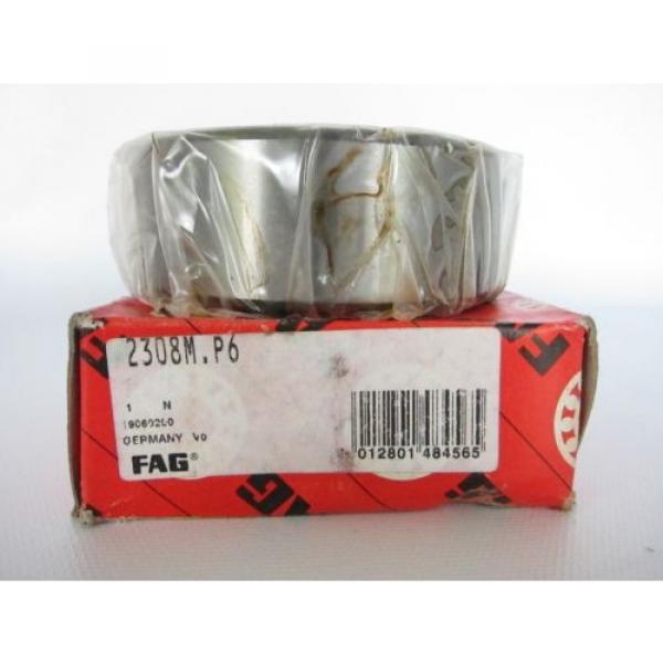 NEW FAG 2308M-P6 Self-Aligning Bearing 2308MP6 2308 Double Row ABEC 3 Ball #5 image