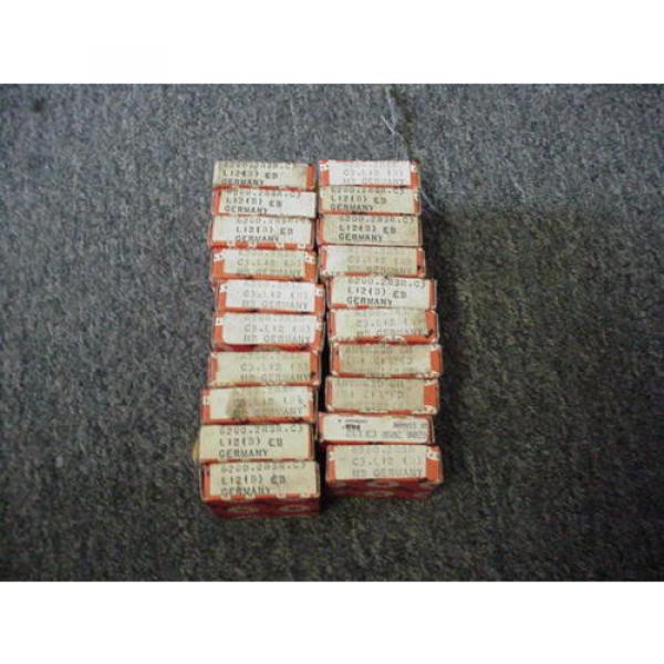 20PCS FAG 6200 2RSR C3 NTN JAPAN BEARING DOUBLE SEALED SAME AS  6200-2RS NEW IN BOXES #3 image