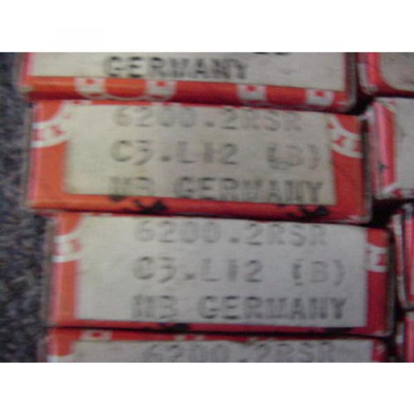 20PCS FAG 6200 2RSR C3 NTN JAPAN BEARING DOUBLE SEALED SAME AS  6200-2RS NEW IN BOXES #4 image