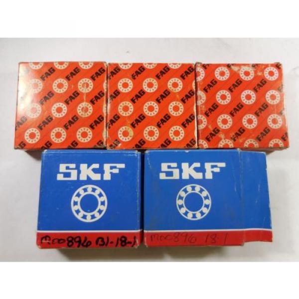SKF 6008 2ZJEM (QTY2) And Fag 6008.2RSR.C3 NTN JAPAN BEARING (QTY3) Lot #1 image