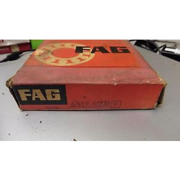 NEW OLD STOCK DISTRESSED BOX FAG 6313A.2Z SHIELDED BOTH SIDES BALL BEARING #5 image