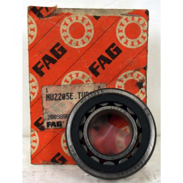 1 NEW FAG NU2205E.TVP2 CYLINDRICAL ROLLER BEARING W/REMOVABLE INNER RING #4 image
