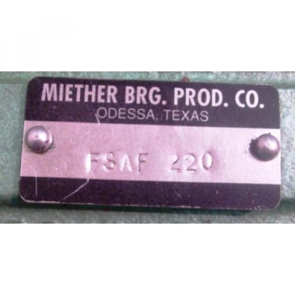 MIETHER BRG PROD CO FSAF-220 HOUSING &amp; FAG 22220EASMC3 BEARING #2 image