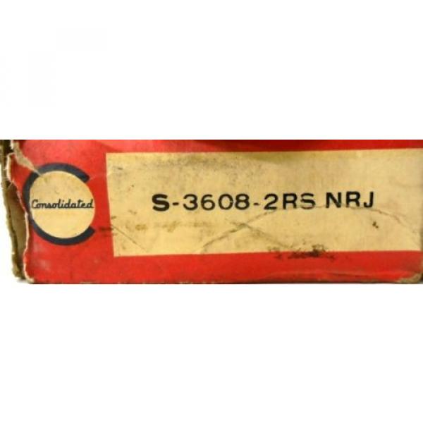 CONSOLIDATED BEARING S-3608-2RS NRJ, FAG 6308RS, APPROX 3 7/8&#034; OD, 1 1/2&#034; ID #2 image