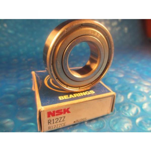 NSK R12 ZZ, Single Row Radial Bearing, R12ZZ, 2Z (=2 MRC FF, FAG, NTN) #2 image