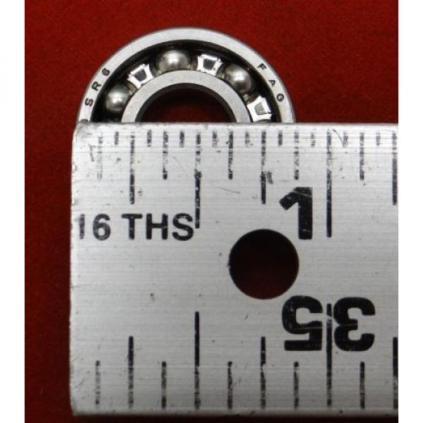 FAG SR6 Single Row Ball Bearing 22mm OD, 9.5mm ID, 5mm Wide #4 image