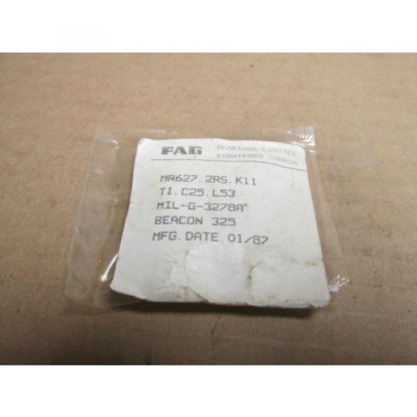 NIB FAG MR6272RS 6082RS BEARING RUBBER SHIELDED 608 2RS MR627 2RS 7x22x7 mm NEW #3 image