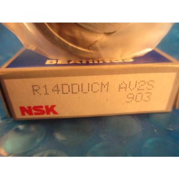 NSK R14DDU , Single Row Radial Bearing, R14 DDU (See MRC ZZ, FAG 2RS , NTN) #3 image