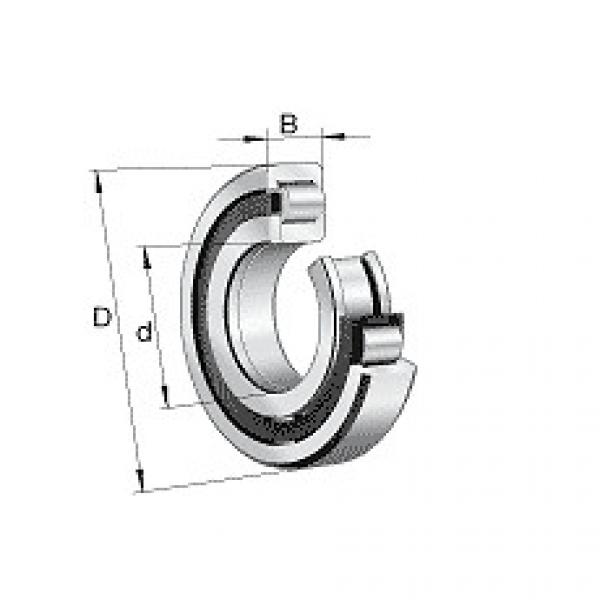 NUP312-E-M1-C3 FAG Cylindrical roller bearing #5 image