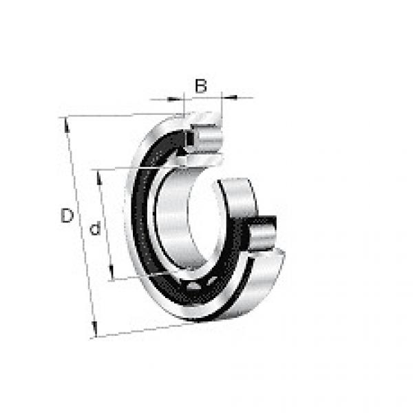 NU2318-E-M1-C3 FAG Cylindrical roller bearing #5 image
