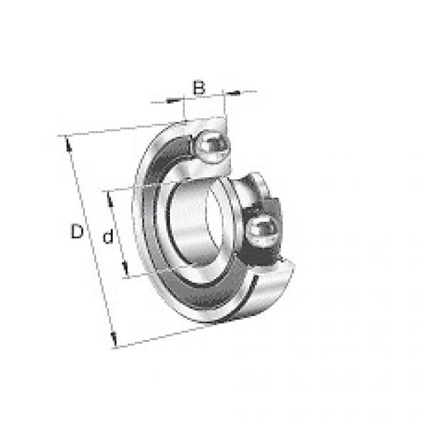 S6210-2RSR-HLC FAG Deep groove ball bearing #5 image