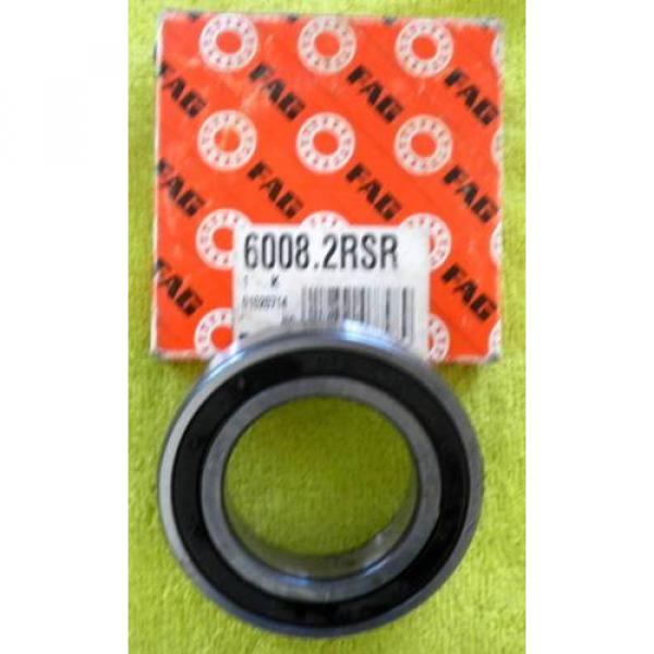 FAG 6008.2RSR Sealed Ball Bearing 40mm ID 68mm OD  Lot of 4   Free Shipping #3 image