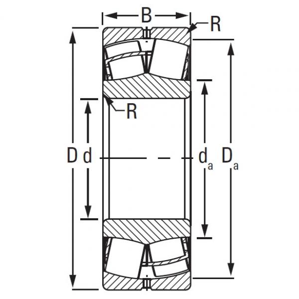 Timken TAPERED ROLLER BEARINGS 23060EJW33C3     #2 image