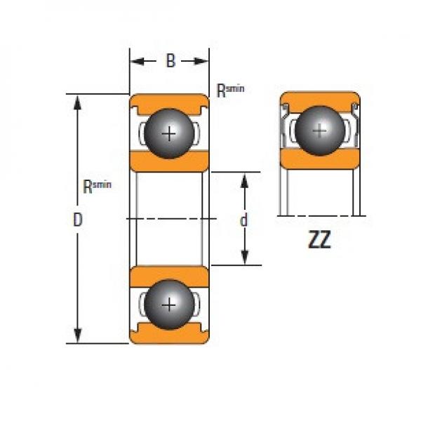 Timken DEEP GROOVE BALL BEARINGS 61910-ZZ-C3     #1 image