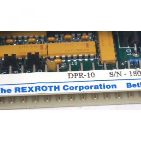 NEW REXROTH 102-WRE10-E AMPLIFIER CARD DPR-10 , 102WRE10E #4 image