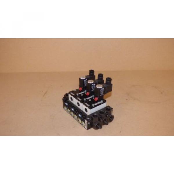 New Rexroth Pneumatic Directional Control Solenoid Valves, Bank Of 3 #4 image
