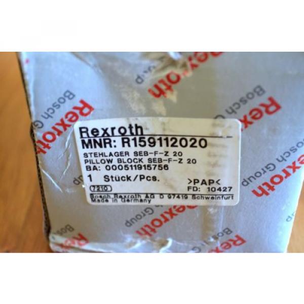 NEW Rexroth R159112020 Ballscrew Fixed End Support Block Bearing 20mm ID - THK #3 image