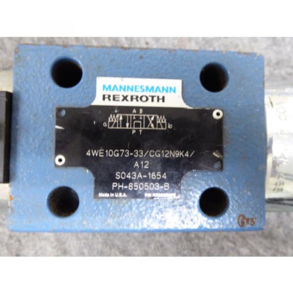 NEW REXROTH DIRECTIONAL VALVE # 4WE10G73-33/CG12N9K4/A12 #2 image