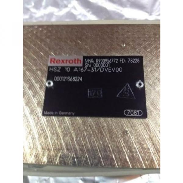 REXROTH HSZ 10 A167-31/DVEV00 INTERMEDIATE PLATE HSZ R900956772 #2 image