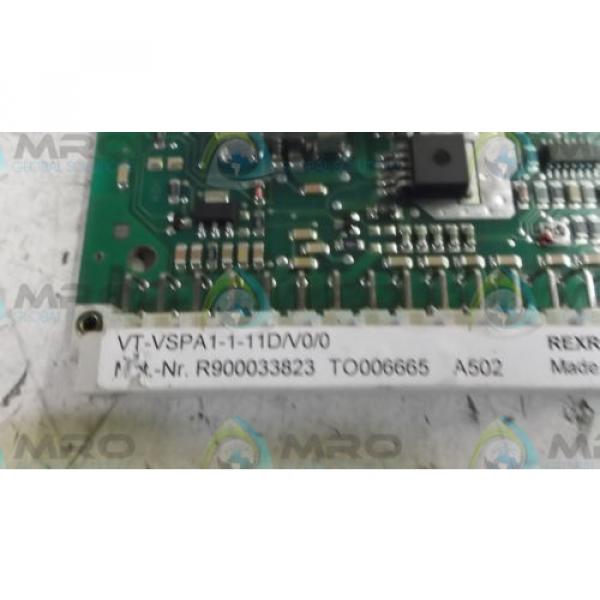 REXROTH VT-VSPA1-1-11D/V0/0 AMPLIFIER CARD *USED* #4 image