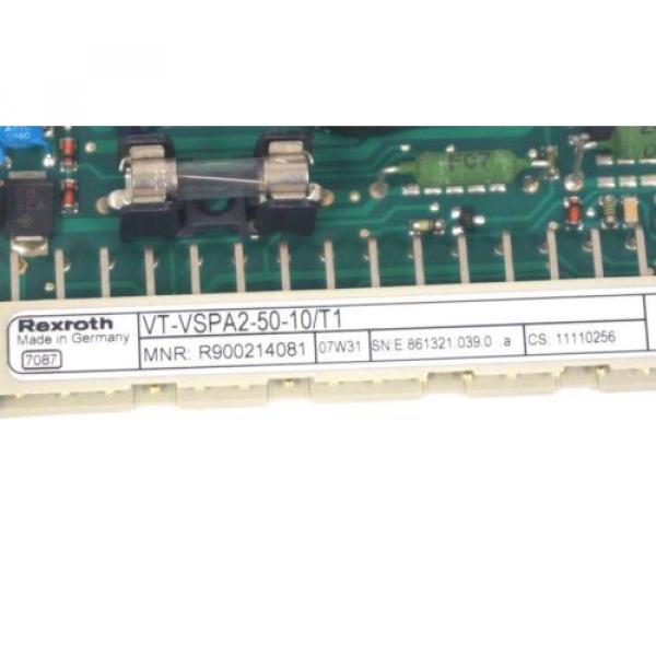 NEW REXROTH VT-VSPA2-50-10/T1 AMPLIFIER CARD R900214081 #4 image