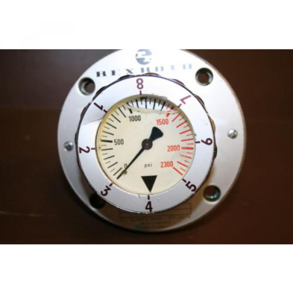 Pressure gauge selector Multi-circuit isolator Hydraulic MS2A1/1400/8-5 Rexroth #2 image