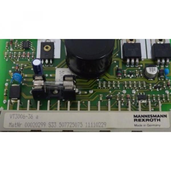 NEW BOSCH REXROTH VT3006-36-A AMPLIFIER CARD VT300636A #4 image