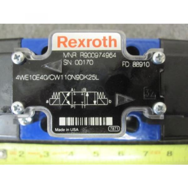NEW REXROTH DIRECTIONAL VALVE # 4WE10E40/CW110N9DK25L #2 image