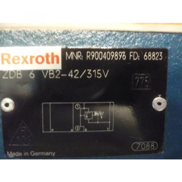 New Rexroth R900409896 ZDB 6 VB2-42/315V ZDB6VB2-42/315V Valve #3 image