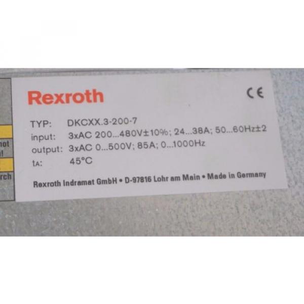 NEW REXROTH DKC02.3-200-7-FW SERVO ECO DRIVE R911284140 , DKC0232007FW #2 image