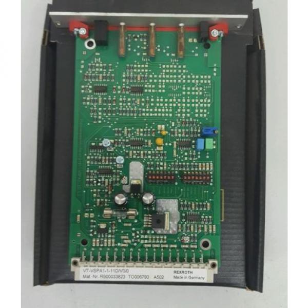 REXROTH BOSCH AMPLIFIER VT-VSPA1-1-11D/V0/0 R900033823 A502 #3 image
