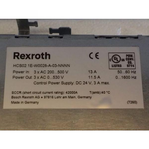 NEW IN BOX BOSCH REXROTH INDRADRIVE C SERVO DRIVE HCS02.1E-W0028-A-03-NNNN #3 image